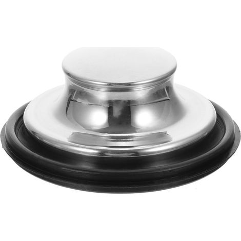 Baffle - Couvercle De Drain Pour Broyeur Alimentaire - Protection Contre Les Éclaboussures - Acier Inoxydable Et PVC - 8 X 8 X 3,2 Cm - 1 Pièce (1/5)