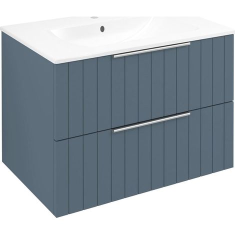CIRASA STRIP Meuble sous-vasque 69,8x52x46cm, sienne (1/5)