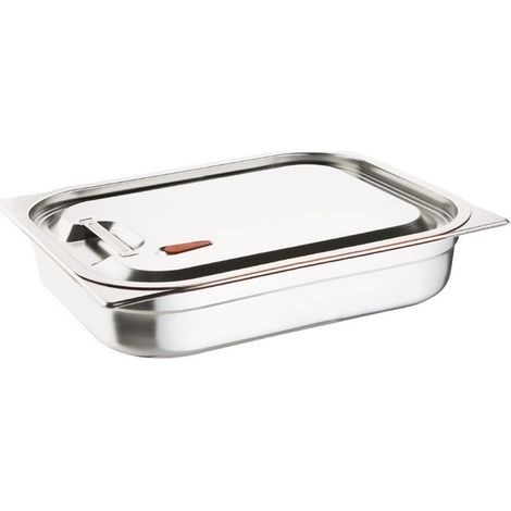 Couvercle Bac Gastro Inox et Silicone GN 1/1 - Vogue