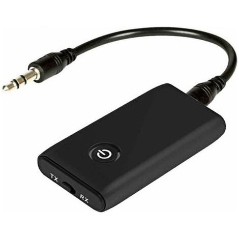 Transmetteur Bluetooth 5.0 Émetteur et Récepteur Adaptateur, Bluetooth 2 en 1 Adaptateur, Jack 3,5mm APTX et USB, Compatible avec TV/PC/Système Stéréo/Maiso (1/5)