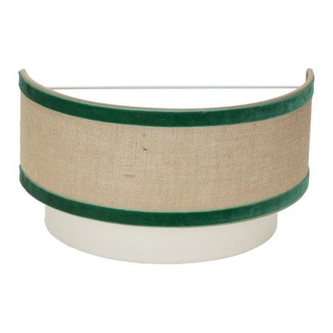 Aplique Cornalina 1xe27 Beis/verde 30d