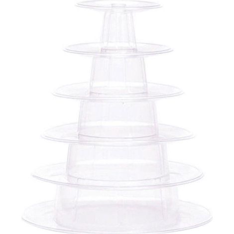Présentoir à desserts empilable, support à gâteaux en PET