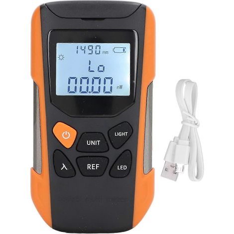 Optisches Faser-Leistungsmessgerät mit hoher Genauigkeit -70 bis +10 V, Mini-Akku-Fasertester (Gleichstrom)