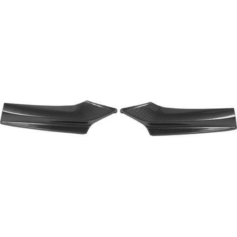 Paire de spoilers de pare-chocs avant style fibre de carbone, réduisant la résistance au vent, pour BMW Série 5 F10 F11 M Sport (2010-2016). (1/5)