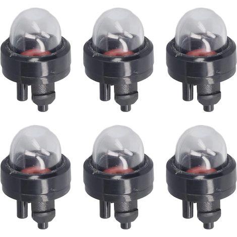 Sjlerst – Pompe d'amorçage adaptable pour débroussailleuse – Remplace Walbro 188-512 et 188-512-1 – Lot de 6 pièces – Matériau plastique et caoutchouc