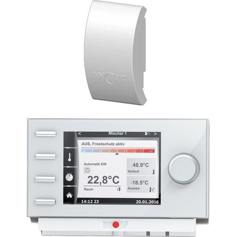 Wettermodul wolf BM-2 schwarz intelligente langlebige Steuerung (1/2)