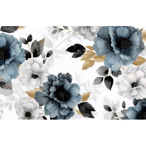 Papier peint panoramique - Fleurs - 130 cm x 83 cm (1/2)