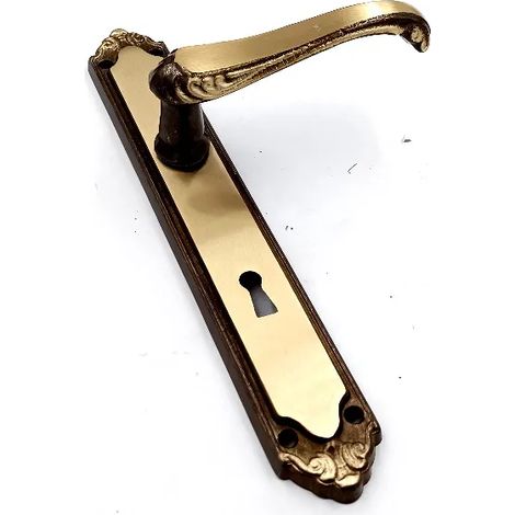 Maniglia lady Ghidini ottone finitura fumè (1/4)