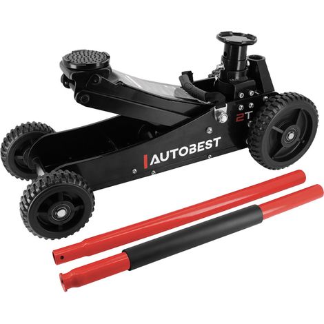 Cric pro hydraulique roulant - Tout terrain - 2 tonnes - Levage de 152 à 595mm (1/5)