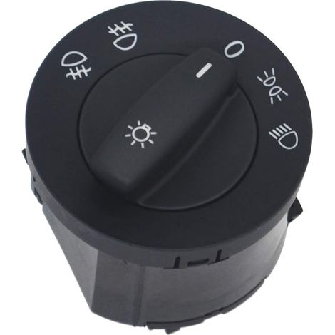 Interrupteur commande Lampe phare pour Golf 5 6 Jetta Passat Touran 1T0941431C (1/5)