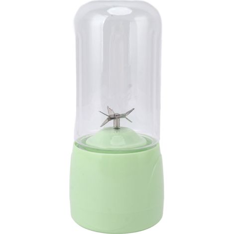 Mixeur Portable USB Rechargeable 6 Lames Mini Presse-Agrumes Tasse Fruits pour Voyage Sport Cuisine 410ml Vert (1/5)