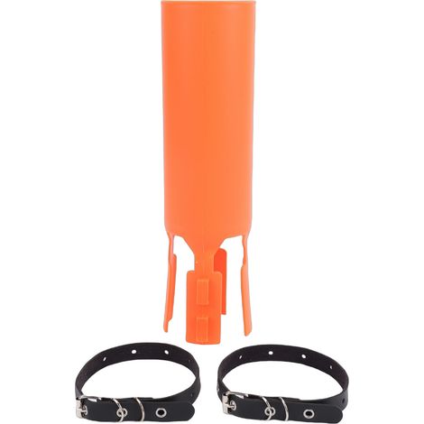 Turbo buse souffleur feuilles – Extension augmente vitesse puissance 2-4 pouces souffleurs cour pelouse allée orange (1/5)