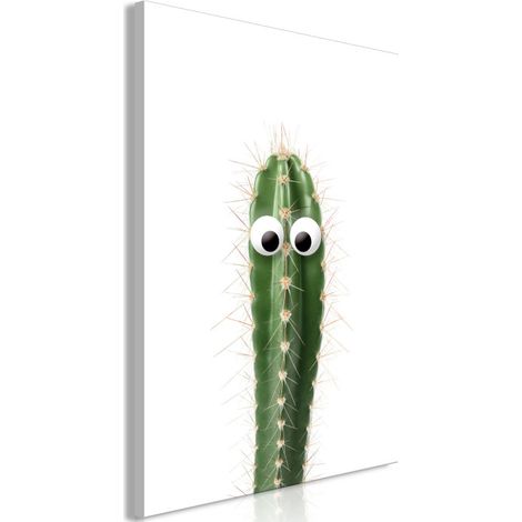 Tableau Imprimé "Live Cactus" 80 x 120 cm (1/2)