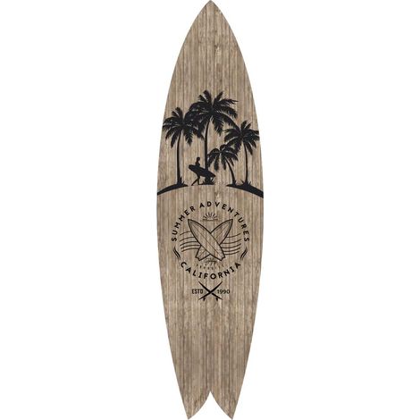 Planche de surf déco Surf et aventure (1/3)