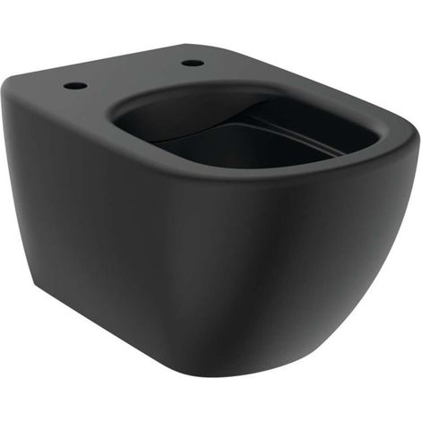 Ideal Standard Tesi - WC suspendu, RimLS+, noir soyeux T4932V3 (1/5)