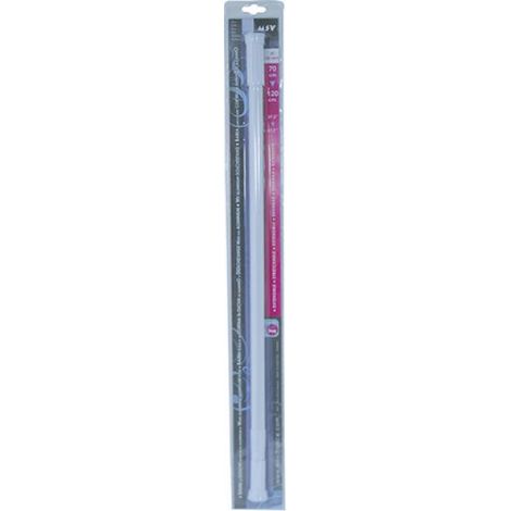 BASTONE PER DOCCIA AD 1 LATO ESTENSIBILE Bianco 110-200 cm
