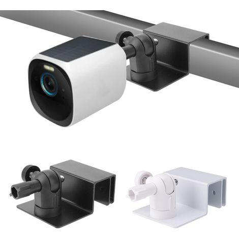 2pcs Supports de Gouttière pour Caméra de Sécurité, Blanc (1/5)