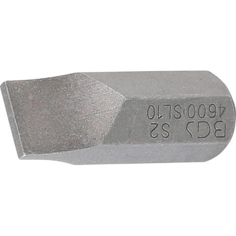 Embout Plat 10 mm (3/8) - L. 30 mm - Précision et Robustesse, Acier, Pro - D-Work