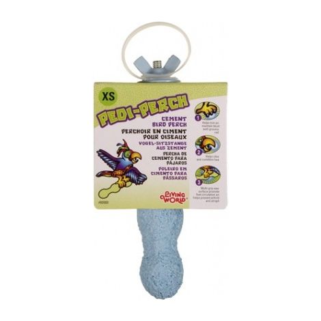 Perchas de cemento para loros Living World Pedi Perch