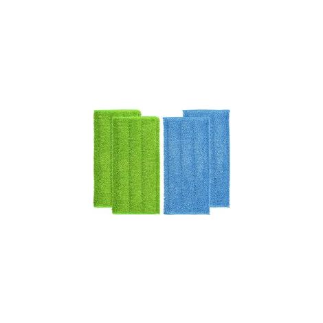 Juego de 4 accesorios de repuesto para cabezales de mopa plana de microfibra Swiffer