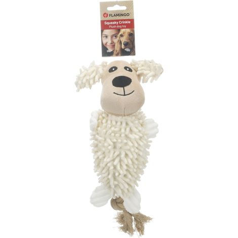 Jouet Chien Beige 16x10x35CM