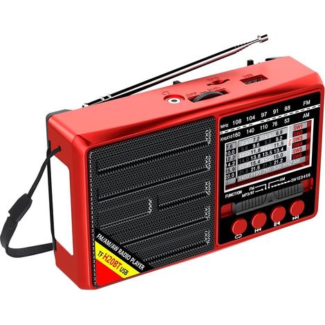 Radio Portable à ondes courtes avec réception multibande, sur la (1/5)