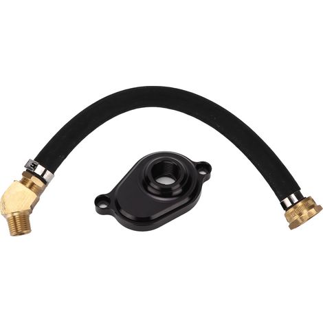 Kit de rinage de refroidisseur d'huile de voiture avec adaptateur de remplacement en aluminium anodisé pour Ford Powerstroke 6.0L 20032010.