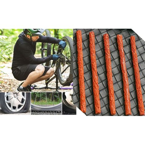 10 Strisce Riparazione Gomme Inserti Foratura Pneumatici Auto Moto Camper