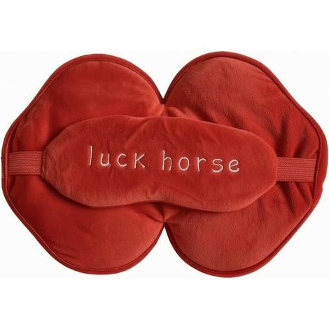 Cssin Mask Elastic Side Bands, Comfortable Contoured Shape, Sleep Mask Pillow, Red (1/5)