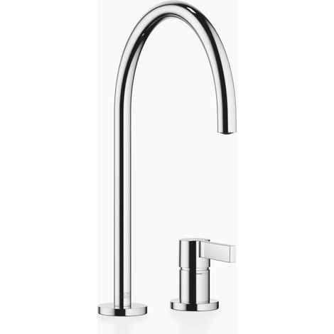 Mitigeur à deux trous Dornbracht TARA ULTRA avec rosaces simples, (1/4)