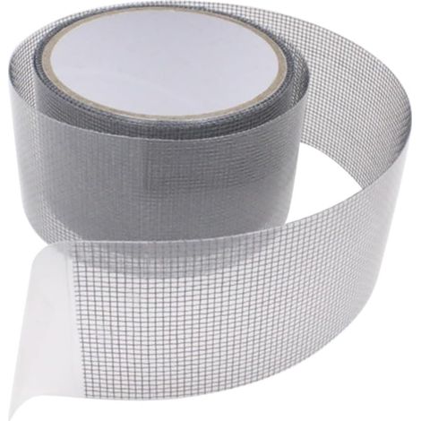 Klebeband zur Reparatur von Moskitonetzen graues Netzgewebe
