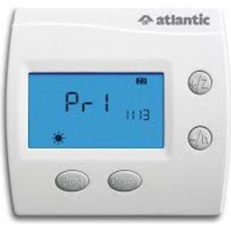 Atlantic – Digi Pilot hebdo 2 zones – Programmateur de température pour radiateur – Compatible avec systèmes de chauffage – 602132 (1/6)