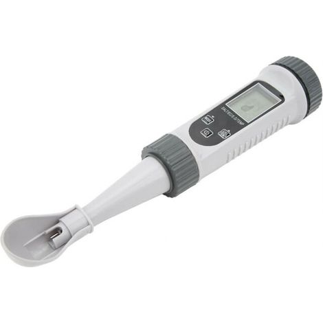 Digitales Salzgehaltmessgerät, hohe Präzision, breiter Temperaturbereich, großes LCD-Display, Wasserqualitätsmessgerät für EC, Temperatur und Dichte