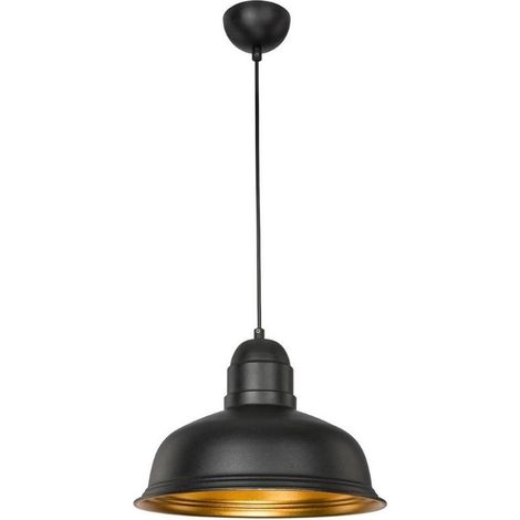 Pendelleuchte Kumbet MDL3053 schwarzes Metall innen gold (1/4)