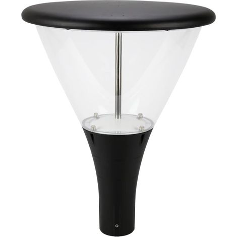 Lampadaire Public LED 60W 150lm/W IP66 Noir - Blanc Neutre 4000K - 5500K - SILAMP