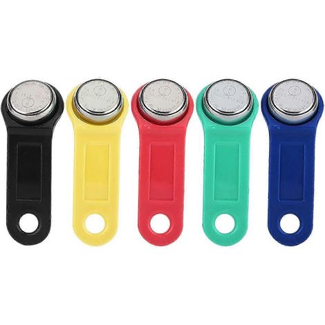 Jeu de 5 cartes RFID™ avec touche mémoire tactile iButton (1/5)