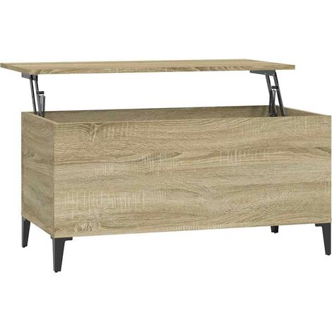 Maison Exclusive - Mesa de centro madera contrachapada roble Sono (1/5)