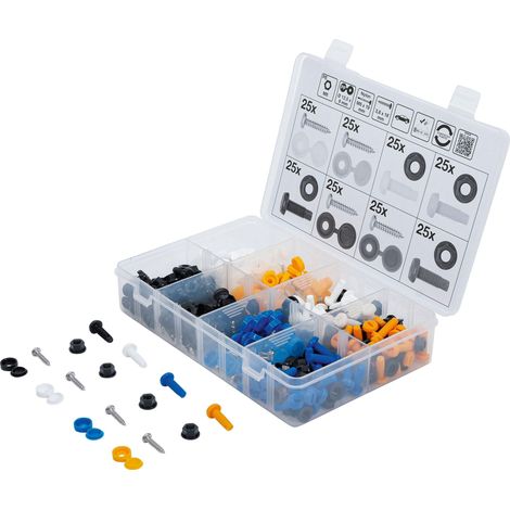ASSORTIMENT DE VIS, ÉCROUS ET CAPUCHONS 400 PIÈCES BGS DIY 6793 (1/3)