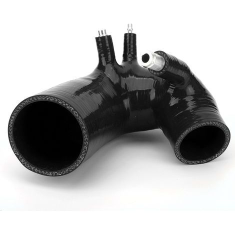 KIMISS Tuyau D'admission Turbo Kit de Tuyau de Tuyau D'admission en Silicone pour Fiat Abarth 500 595 695 1,4l 2008 à 2023 (Black) (1/5)