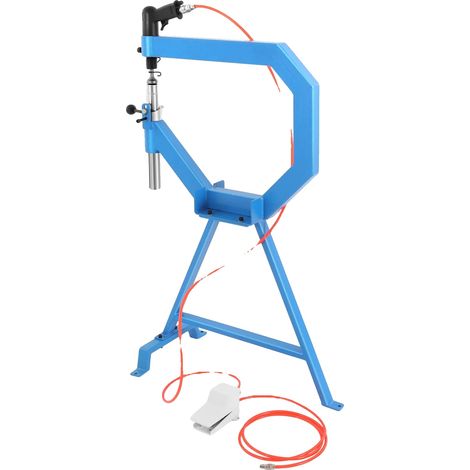 Martillo neumático para cepillado, 50-100 PSI, tres tamaños de yunque, azul (1/2)