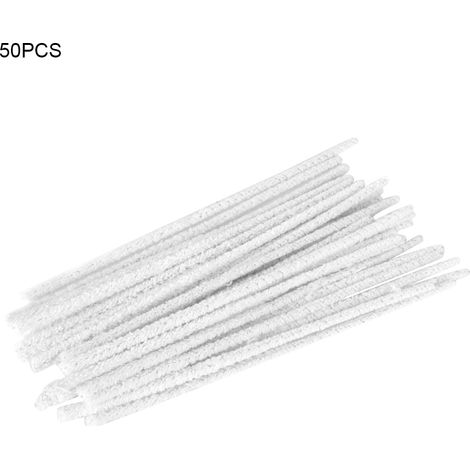 Nettoyeurs de pipe en coton, lot de 50, outil d'entretien pour fumeur, tiges de nettoyage flexibles (1/5)