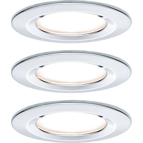 Paulmann Nova Lampada da incasso per bagno Kit da 3 LED (monocolore) LED 18 W IP44 Cromo (lucido) (1/5)