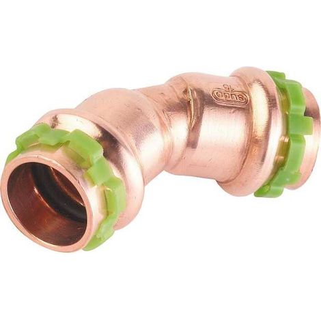 Kupfer Pressfitting Bogen 45Gr D: 22mm Typ P5041