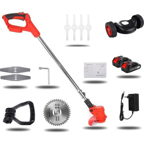 Tondeuse à Gazon électrique sans Fil 2000W Tondeuse à Gazon Portable débroussailleuse réglable désherbeur Outil d'élagage Machine de Jardinage (Color : Type G, Size : Small) (1/5)