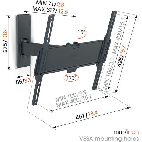 VOGELS TVM 1423 SOPORTE DE PARED PARA TV / 32 A 65