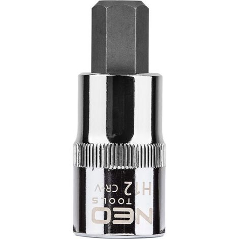 Embout Hexagonal Sur Douille - H12 X 55 Mm - Acier Chrome-Vanadium Et Acier Allié S2 - Pour Douille 1/2 Pouces (1/5)