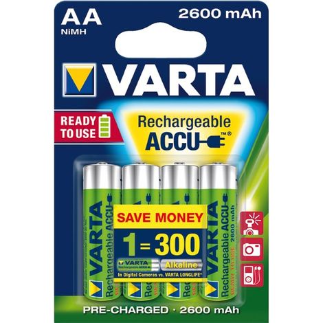 Pila recargable Varta 5716-LR/HR-06 AA Blister 4 unidades