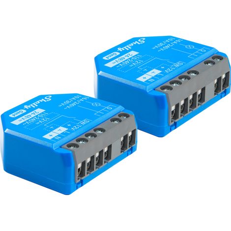 SHELLY 1 GEN4, INTERRUPTEUR DE RELAIS INTELLIGENT ALIMENTÉ PAR WI-FI, 1 CANAL, 16 A, CONTACT SANS POTENTIEL, DOMOTIQUE, PAS DE H (1/5)