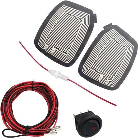 2 pièces (Tapis Uniquement)Rétroviseur extérieur de Voiture avec Chauffage électrique en Verre, Tapis Chauffant et désembueur. (1/5)