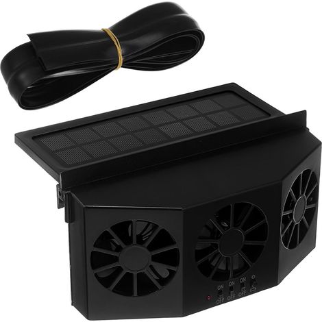 Outanaya Ventilateur D'extraction Solaire Batterie 1200mah pour (1/5)
